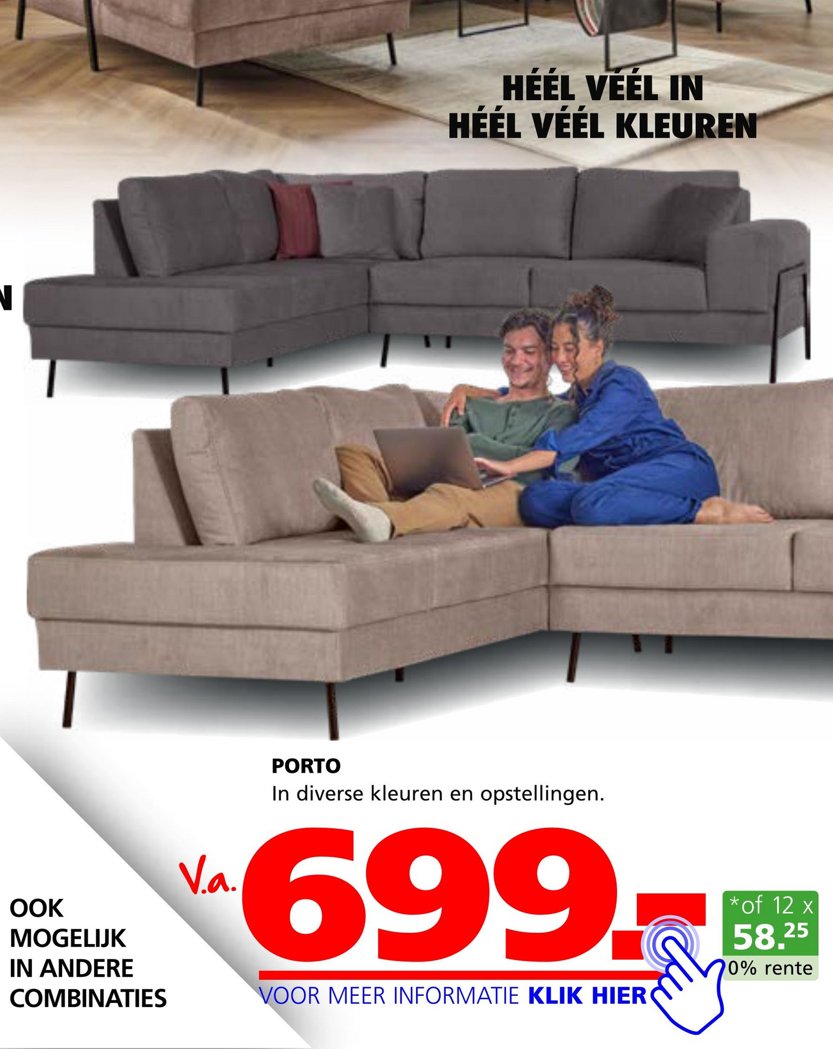 Porto aanbieding bij Seats and Sofas