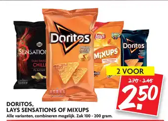 Dekamarkt Doritos, Lays Sensations Of Mixups aanbieding