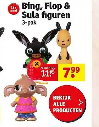 Kruidvat Bing, flop & sula figuren aanbieding