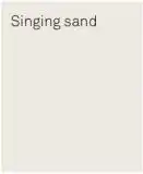 Karwei Singing sand aanbieding