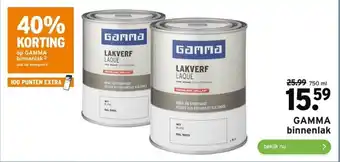 GAMMA Gamma binnenlak 750ml aanbieding