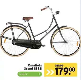 GAMMA Omafiets grand 1888 aanbieding