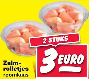 Nettorama Zalm- rolletjes aanbieding