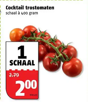 Poiesz Cocktail trostomaten 400 gram aanbieding