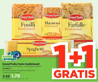 PLUS Grand'italia pasta tradizionali aanbieding