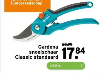 GAMMA Gardena snoeischaar classic standaard aanbieding