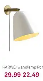 Karwei Karwei wandlamp romy aanbieding