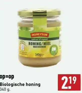 ALDI Biologische honing aanbieding