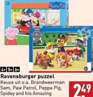 ALDI Ravensburger puzzel aanbieding