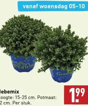 ALDI Hebemix aanbieding