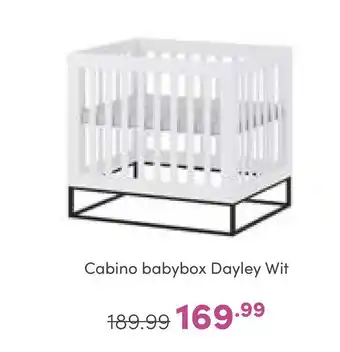 Baby & Tiener Cabino babybox dayley wit aanbieding