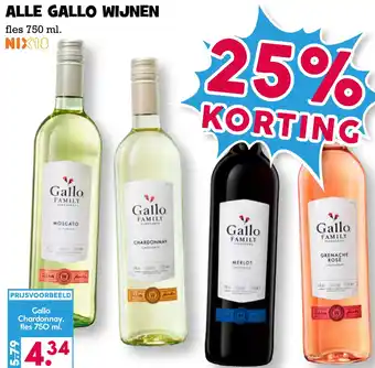 Boon`s Markt Alle gallo wijnen 750 ml aanbieding