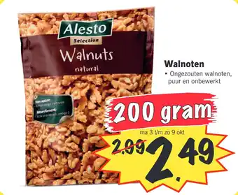 Lidl Walnoten aanbieding