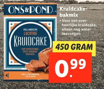 Lidl Kruidcake- bakmix aanbieding