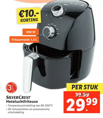 Lidl Silvercrestⓡ heteluchtfriteuse aanbieding