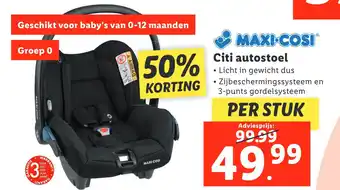 Lidl Citi autostoel aanbieding