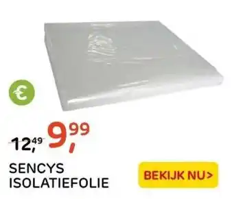 Praxis Sencys isolatiefolie aanbieding