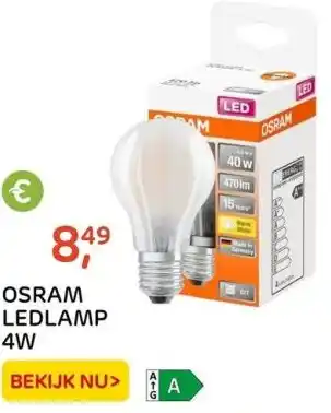 Praxis Osram ledlamp 4w aanbieding