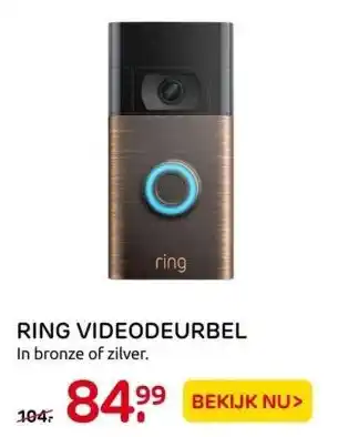 Praxis Ring videodeurbel aanbieding