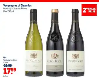 Makro Vacqueyras of gigondas aanbieding