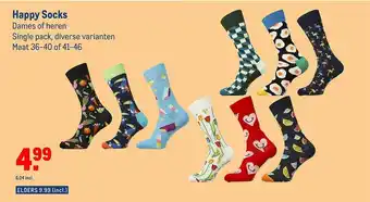 Makro Happy socks aanbieding