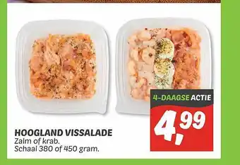 Dekamarkt Hoogland vissalade aanbieding