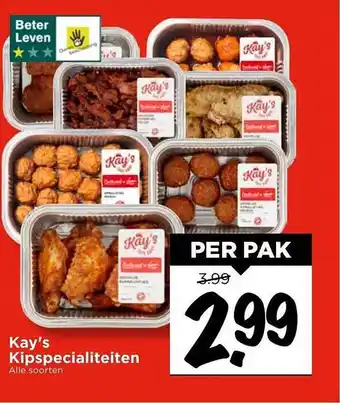 Vomar Voordeelmarkt Kay's kipspecialiteiten aanbieding