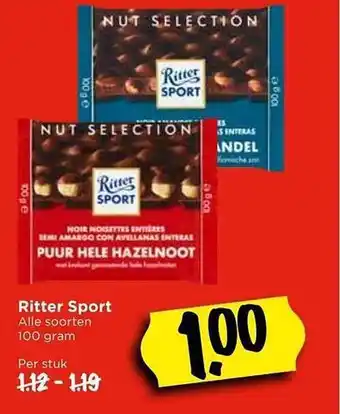 Vomar Voordeelmarkt Ritter sport aanbieding