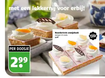 Poiesz Noordertrots oranjekoek 6 stuks aanbieding