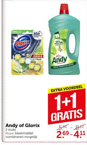 Coop Andy of glorix aanbieding