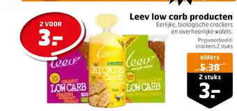 Trekpleister Leev low carb producten aanbieding