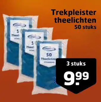 Trekpleister Trekpleister theelichten 50 stuks aanbieding