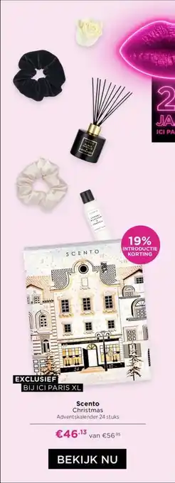 ICI Paris XL Scento christmas adventskalender aanbieding