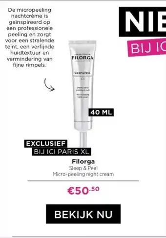 ICI Paris XL Filorga aanbieding