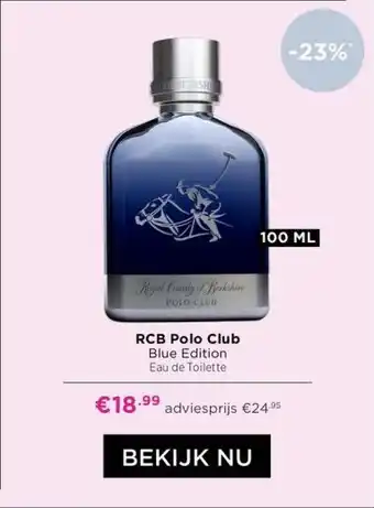 ICI Paris XL Rcb polo club blue edition eau de toilette aanbieding