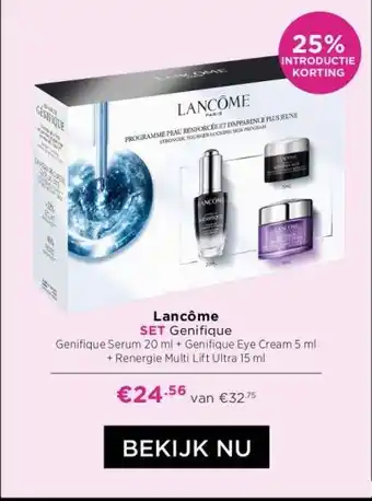 ICI Paris XL Lancôme set genifique aanbieding