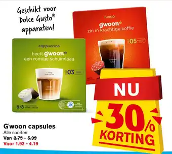 Hoogvliet G'woon capsules aanbieding