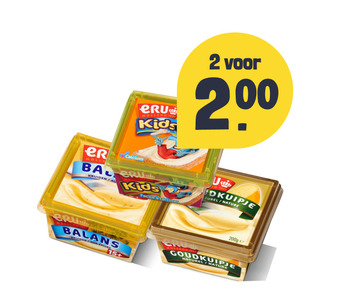 Picnic Eru  smeerkaas 2 voor €2 aanbieding