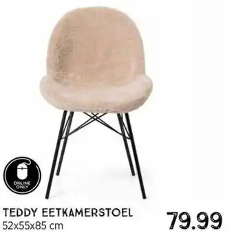 Xenos Teddy eetkamerstoel aanbieding