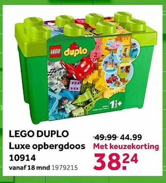 Intertoys Lego Duplo Luxe Opbergdoos 10914 aanbieding
