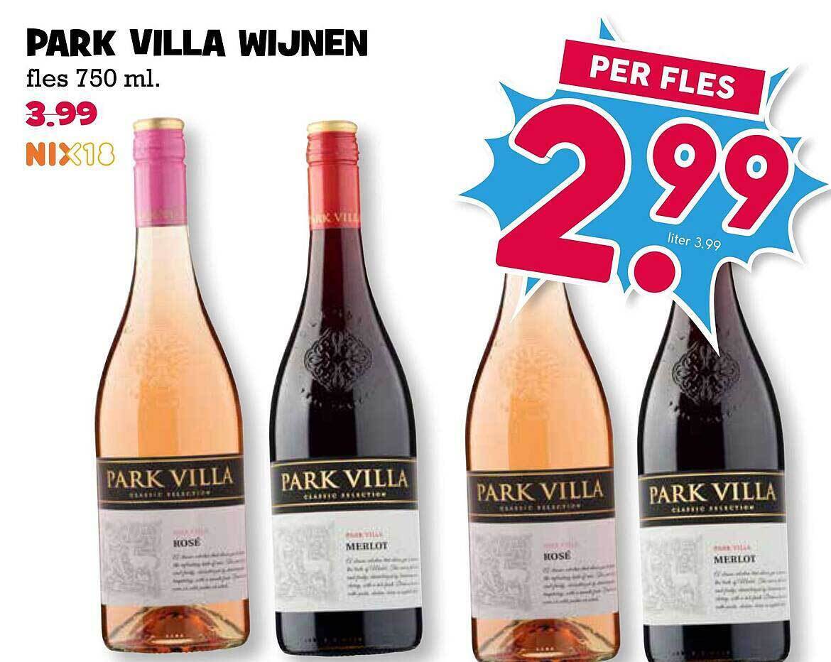 Park villa wijnen aanbieding bij Boon`s Markt