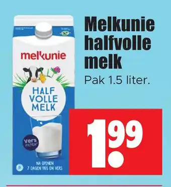 Dirk Melkunie halfvolle melk aanbieding