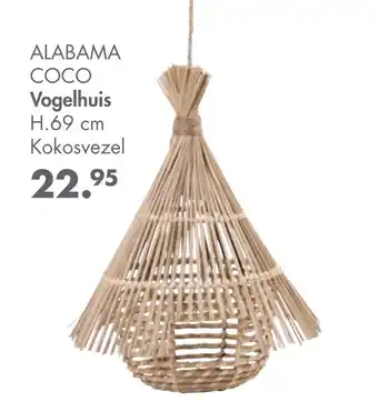 Casa ALABAMA COCO Vogelhuis H.69 cm aanbieding