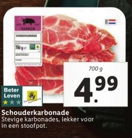 Lidl Schouderkarbonade aanbieding