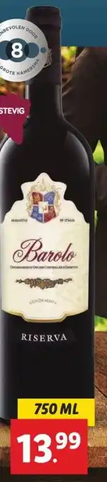 Lidl Barolo riserva 2013 aanbieding