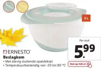 Lidl Ernesto beslagkom aanbieding