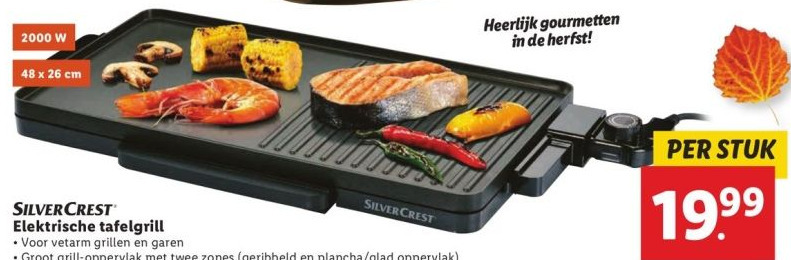 LEBENLANG Elektrische tafelgrill, incl. grilltang en spatbescherming, voor binnen en buiten, elektrische platengrill, indoor grill, elektrische grill voor balkon, tafel