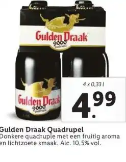 Lidl Gulden draak quadrupel aanbieding