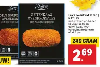 Lidl Luxe ovenkroketten aanbieding