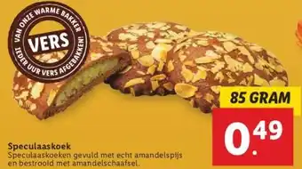 Lidl Speculaaskoek aanbieding
